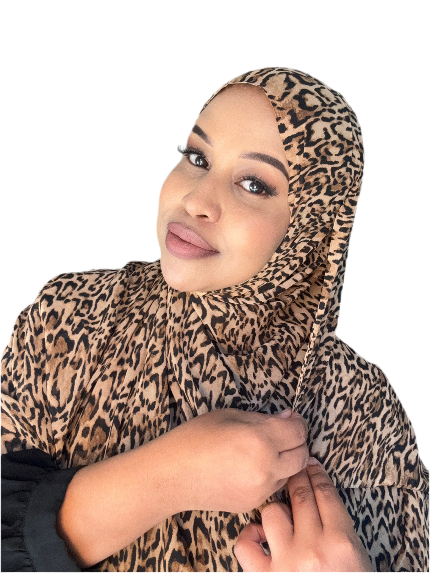 Leopard print hijab shade 2
