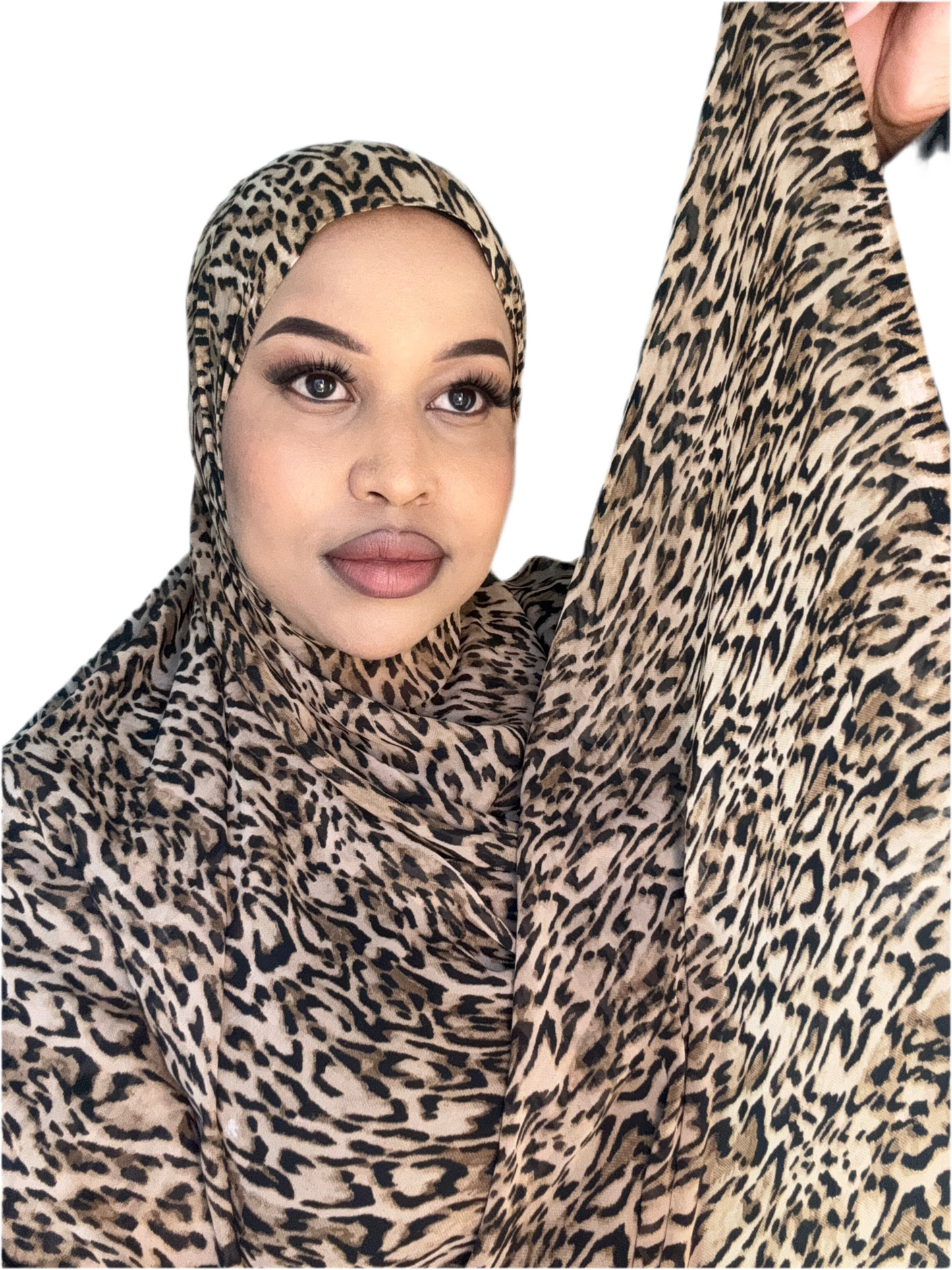 Leopard print hijab shade 3