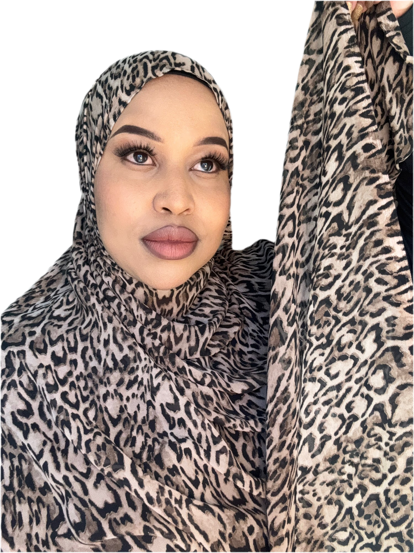 Leopard print hijab shade 4