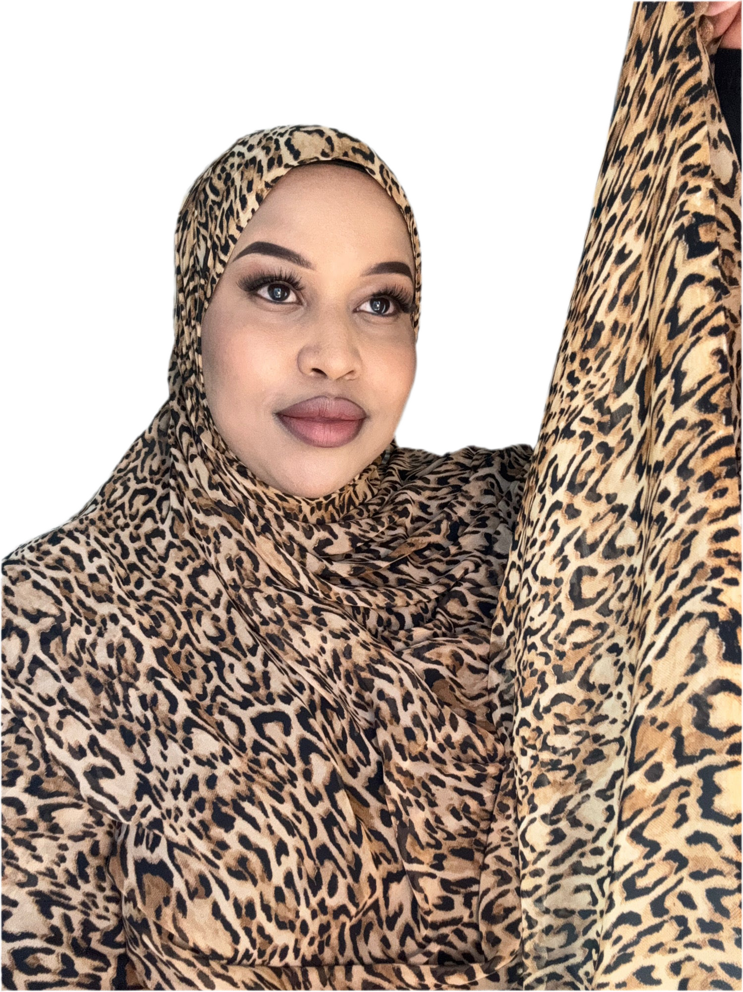 Leopard print hijab shade 1